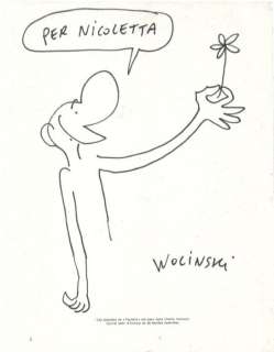Wolinski | Wolinski, Georges - Dessin original dédicacé - (2003) | Catawiki