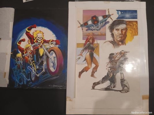 Original vertice motorista fantasma y ciencia ficcion Lopez espi desconozco dónde se publico | todocoleccion (Buy It Now)