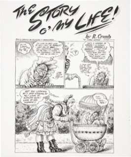 Robert Crumb Hup #3 Complete Eight-page Story "The Story of My Life" Original Art and Signed Print - | Heritage