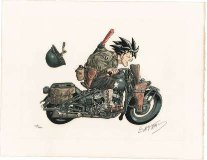 Akira Toriyama Hand Signed Color Reproduction Illustration "DRAGON BALL" | Mandarake (Big Web)