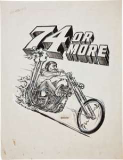 Ed "Big Daddy" Roth Studio 74 or More Illustration Original Art (1969). According to motorcycle lore, - | Heritage