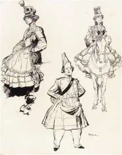 Battaglia Dino - "Vivandiere napoleoniche", | Urania Casa d’Aste