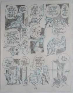 Eisner, Will | Will Eisner - Original Sketch Page (p.43) - To the heart of the storm - (1991) | Catawiki