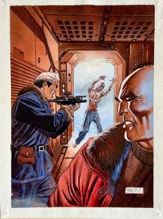 De Angelis, Roberto | De Angelis, Roberto - copertina originale - Nathan Never #183 "Base artica" | Catawiki