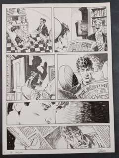 Gigi Simeoni | Dylan Dog n. 427 - Gigi Simeoni - Tavola Originale "La Vita e il suo Contrario" - Firmata - Page volante - Exemplaire unique - (2021) | Catawiki