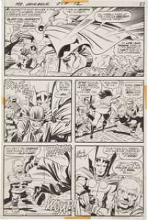 Jack Kirby and Mike Royer Mister Miracle #12 Page 21 Original Art (DC, 1974). Mister Miracle, Oberon, and Big - | Heritage
