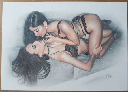 Jean Michel Calas | Jean Michel Calas - originele tekening op A3 formaat - (2019) | Catawiki