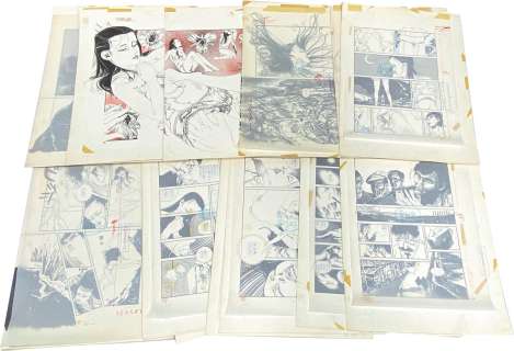 Keizo Miyanishi Hand-Drawn Manuscript "Seventeen-Year-Old Concubine" All 16 pages | Mandarake (Big Web)
