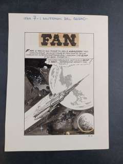 Frollo, Leone | FAN - Frollo - Tavola d’apertura "I Naufraghi del Cosmo" inedita - (1979) | Catawiki