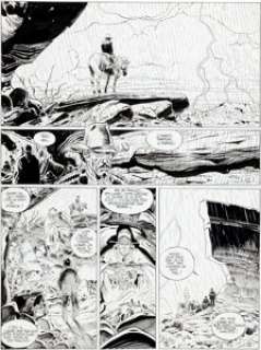 Moebius (Jean Giraud) Lt. Blueberry "Arizona Love" Page 13 Original Art (1980s). The late Jean Giraud - | Heritage