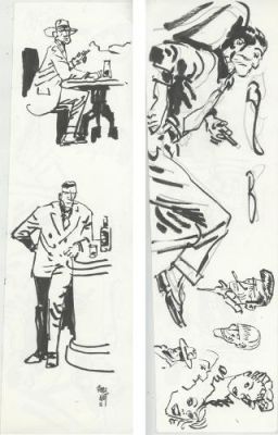 Jordi Bernet | Illustration de personnage | Galerie 9ème Art