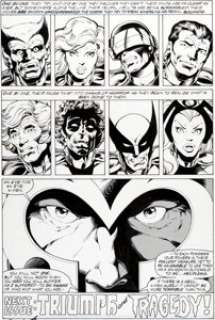 John Byrne and Terry Austin X-Men #112 Page 29 Original Art (Marvel, 1978). The masterful characterization by Byrne - | Heritage