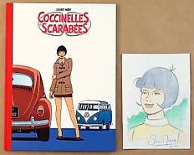 Olivier Marin - 150 ex - Les enquêtes auto de Margot - TT - "Coccinelles et Scarabées" Tournée Belge 2018 + dédicace - Cartonné (2018)