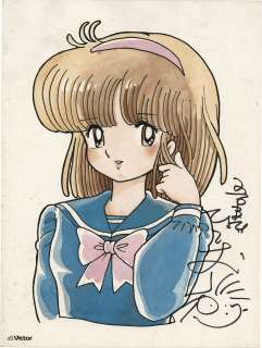 Hideo Azuma Hand-drawn autographed color print illustration | Mandarake (Big Web)