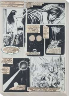 Jose Ortiz Vampirella #98 "The Haitian Connection" Partial Story Original Art (Warren, 1981). Pantha -