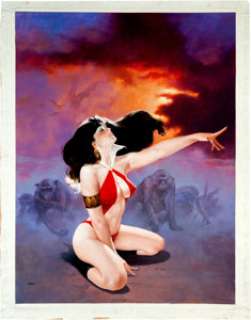 Enric (Enric Torres-Prat) Vampirella and the Hordes of Chaos Painting Original Art (undated). Enrique - | Heritage