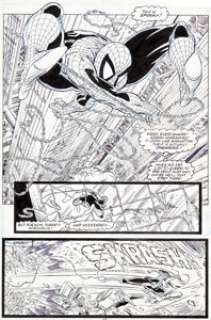Todd McFarlane Amazing Spider-Man #312 Page 17 Original Art (Marvel, 1989). The top half-splash page panel - | Heritage