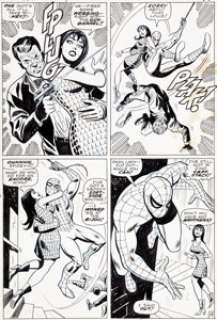 John Romita Sr., Don Heck, and Mike Esposito (as Mickey Demeo) Amazing Spider-Man #59 Page 19 Original Art - | Heritage