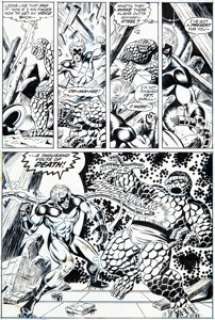 Jim Starlin and Dave Cockrum Captain Marvel #26 Page 18 Original Art (Marvel, 1973). The Kree-born Captain -
