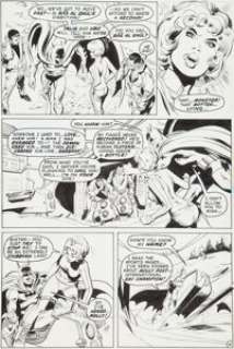 Neal Adams and Dick Giordano Batman #243 "The Lazarus Pit!" Page 12 Original Art (DC, 1972). Batman -
