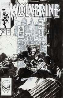 Jim Lee Wolverine #24 Cover Original Art (Marvel, 1990). Logan finds himself searching through the alleyways of - | Heritage