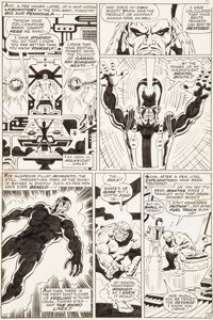 Herb Trimpe and Sal Buscema Incredible Hulk #124 Page 10 Original Art (Marvel, 1970). The late great Trimpe - | Heritage