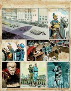 Lawrence, Don | Lawrence, Don - Originele pagina - Trigië - The Rallu Invasion (De reuzen-ibisplant) - (1971) | Catawiki