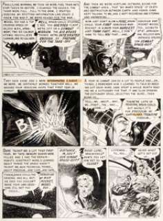 Al Williamson and Roy Krenkel Weird Fantasy #19 Story Page 4 Original Art (EC, 1953).  From the story -