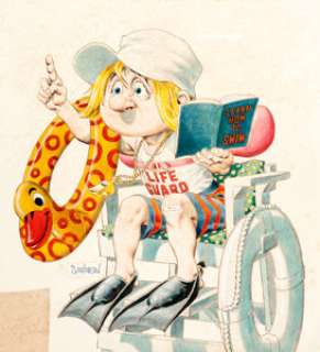 John Severin Cracked #88 Cover Painting Original Art (Major Publications, 1970). Sylvester P. Smythe is -