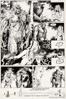 Stephen Bissette and John Totleben Saga of the Swamp Thing #23 Story Page 17 Original Art (DC, 1984). A simply -