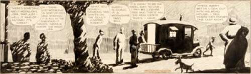 Frank King Gasoline Alley Daily Comic Strip Original Art dated 5-9-30 (Chicago Tribune, 1930). This amazing -