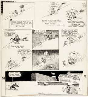 George Herriman Krazy Kat Sunday Comic Strip Original Art dated 5-28-33 (King Features Syndicate, 1933). - | Heritage