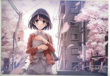 Kurehito Misaki Color Reproduction Illustration "Saekano: How to Raise a Boring Girlfriend flat" | Mandarake (Big Web)