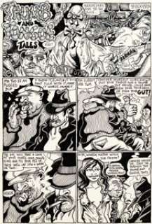S. Clay Wilson Bent  "Thumb and Tongue Tales Part 1" Complete 9-Page Story Original Art (Print - | Heritage
