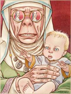 Linda Medley Castle Waiting: The Curse of Brambly Hedge Cover Original Art (Olio, 1996). Linda Medley‘s -