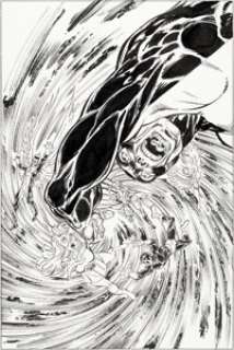 John Byrne X-Men: The Hidden Years #5 Cover Original Art (Marvel, 2000). Angel, Beast, Cyclops, Marvel Girl, -