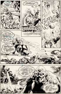 Nestor Redondo Swamp Thing #17 Page 4 Original Art (DC, 1976)....