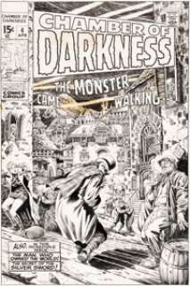 Marie Severin and Bill Everett Chamber of Darkness #4 Cover Original Art (Marvel, 1970). The lead story - | Heritage