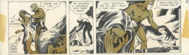 Sy Barry | The Phantom, strips du 14 octobre1969 | Galerie 9ème Art
