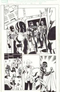 Pat Olliffe, Scott Koblish | Last Planet Standing #2 P.20 - Spider-Girl, Stinger (Cassie Lang,) Mainframe, Hawkeye, J2, Vision, Thunderstike’s Alter Ego Kevin Masterson, & Freebooter Splash - 2006 | Anthony’s Comic Book Art