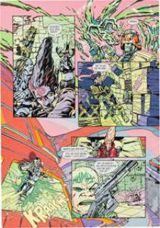 Brendan McCarthy Judge Dredd Annual Page 44 Original Art (IPC, 1987)....