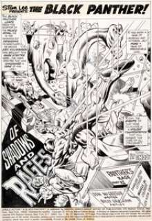 Billy Graham and Virgil Redondo Jungle Action #17 Splash Page 1 Original Art (Marvel, 1975)....
