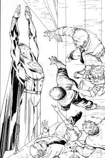Ryan Benjamin - Smallville Season 11 #2 Cover (Large Superman!) 2012