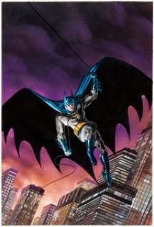 Dave Dorman Batman: To Stalk a Specter Paperback Cover Original Art (DC, 1991).... | Heritage