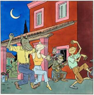  - Joost Swarte Corfou Fiesta Illustration (1994)....