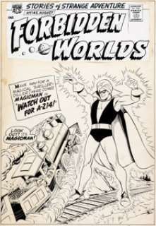  - Kurt Schaffenberger (as Pete Costanza) Forbidden Worlds #126 Magicman Cover Original Art (ACG, 1965)....