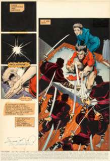 Frank Miller and Joe Rubinstein Wolverine (Limited Series) #2 Story Page 1 Original Art (Marvel, 1982). ... | Heritage
