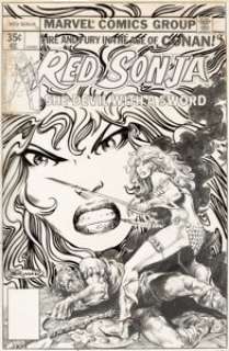 Frank Brunner Red Sonja #12 Cover Original Art (Marvel, 1978).... | Heritage