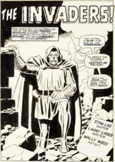 Wally Wood Astonishing Tales #4 Splash Page 1 Doctor Doom Original Art (Marvel, 1970).... | Heritage