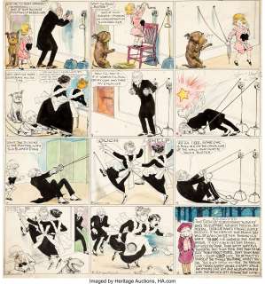 Richard F. Outcault Buster Brown Sunday Comic Strip Original Art 1-2-1910 (NY American, 1910).... | Heritage